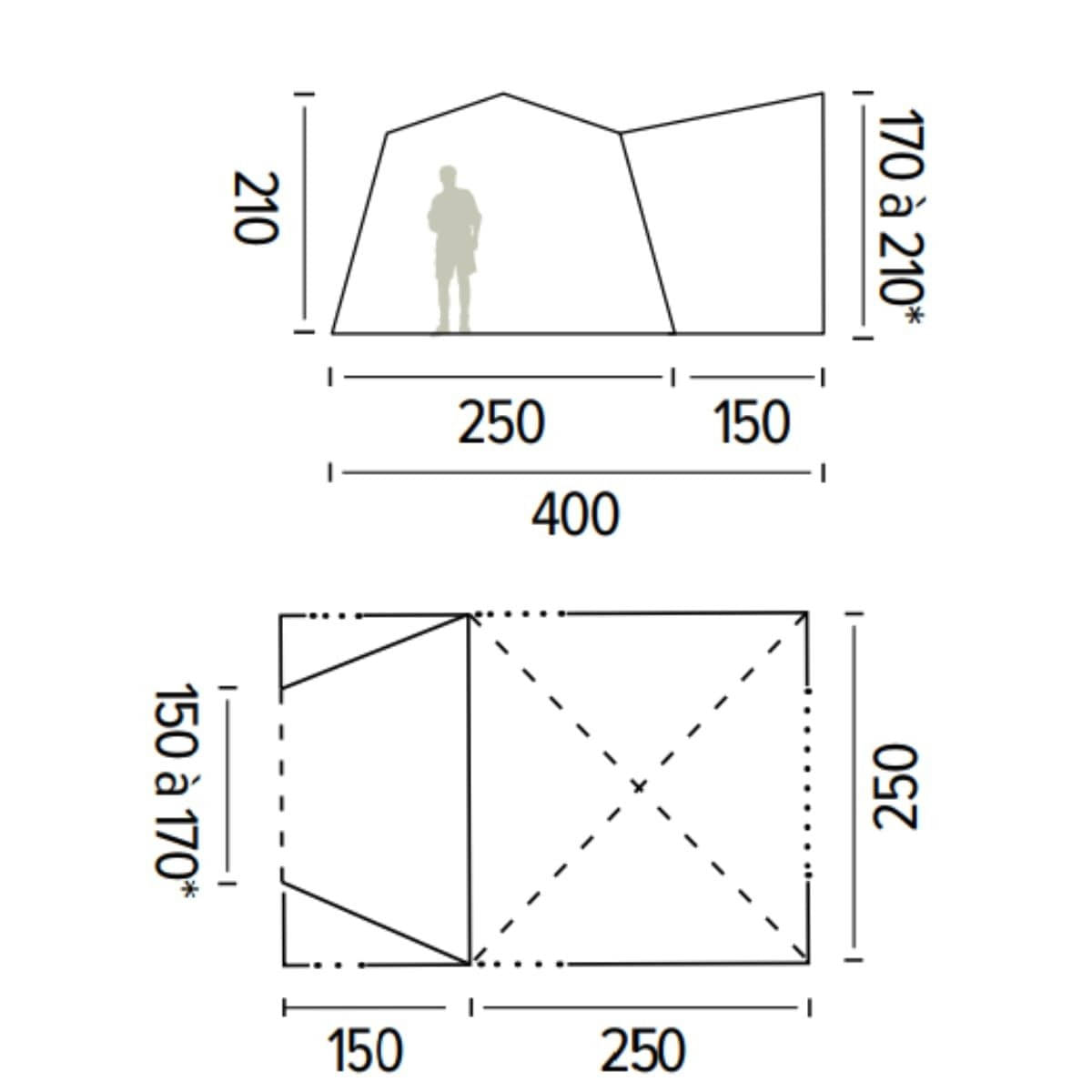 TRIGANO Heckzelt FUJI - M-A7411-2
