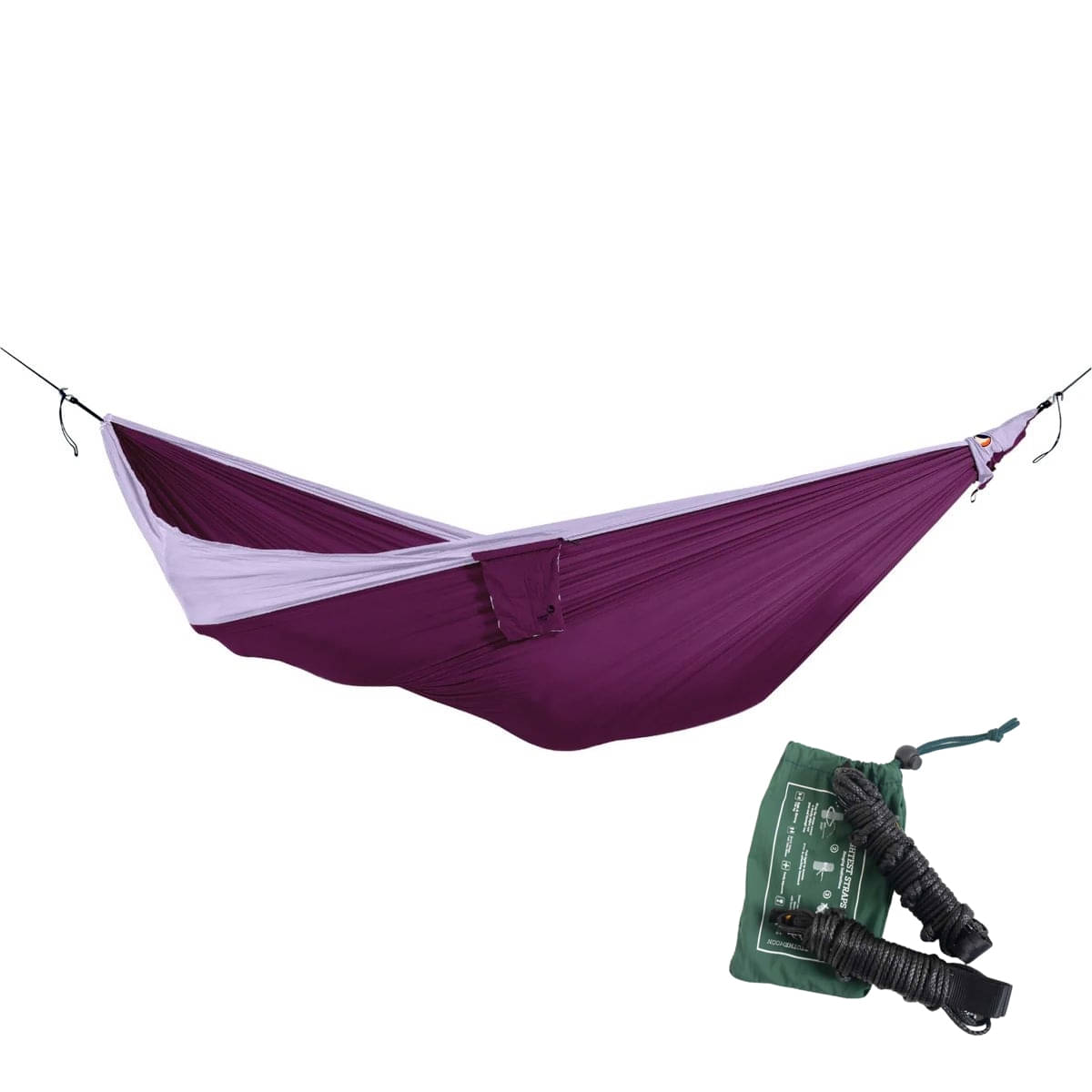 TICKET TO THE MOON King Size Hammock Hängematte Plum / Light Purple inkl. Lightest Straps TICKET TO THE MOON King Size Hammock Haengematte Plum - Light Purple inkl. Lightest Straps - TMK7819 TMLSTRAP