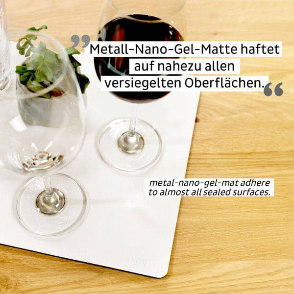 SILWY Metall Nano Gel Matte WHITE fuer Magnetglaeser A000-1100-1