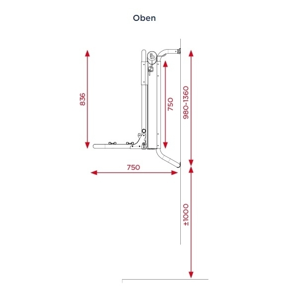 Fahrradtraeger BR-Systems Bike Lift Rail