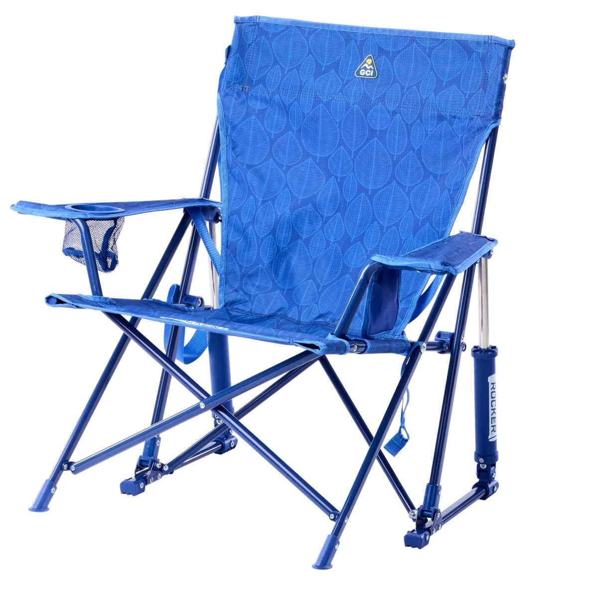 GCI faltbarer Schaukelstuhl Kickback Rocker Leaf Soft Navy - 410323