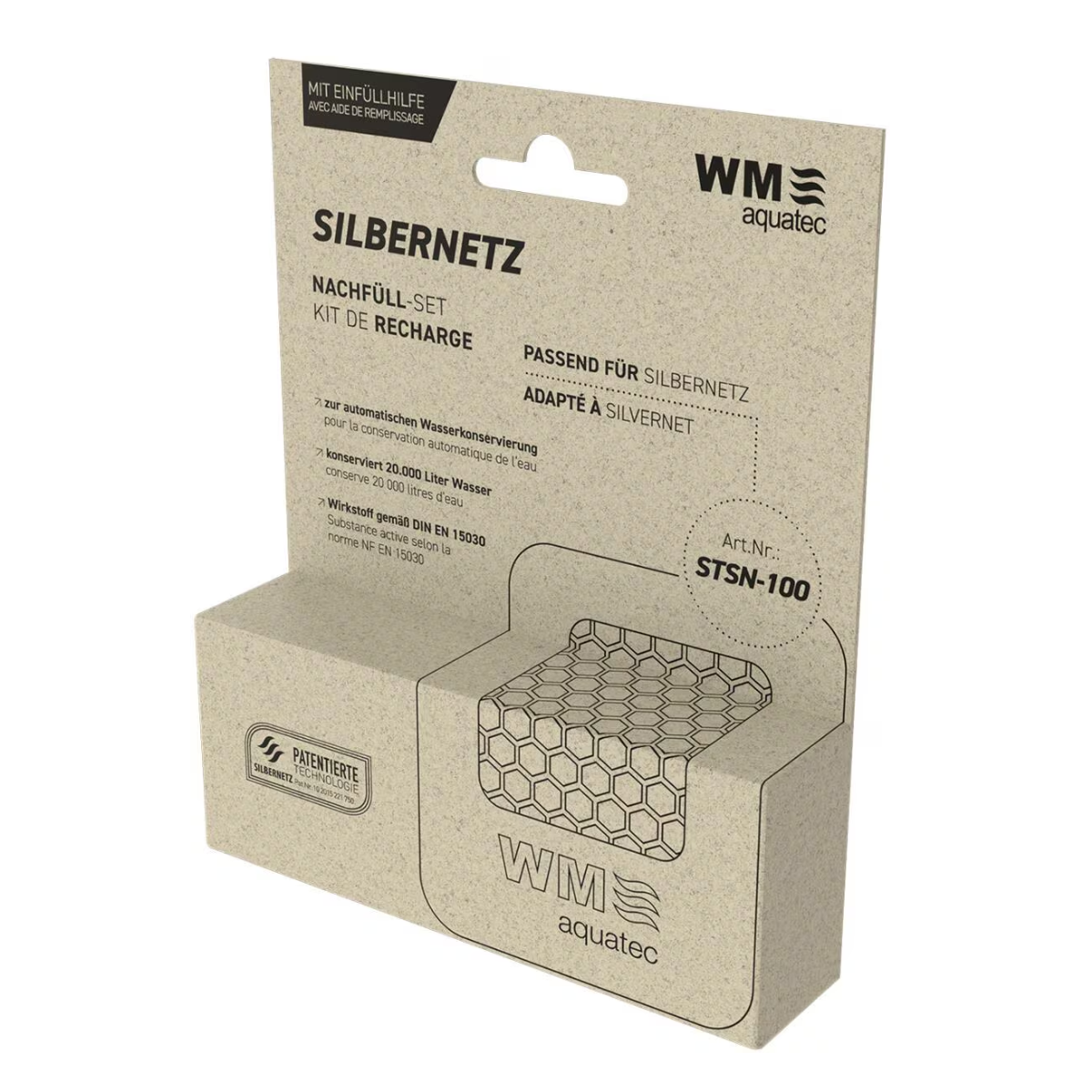 WM AQUATEC Silbernetz Nachfüll-Set bis 160 Liter Tankgröße WM AQUATEC Silbernetz Nachfuell-Set bis 160 Liter Tankgroesse - STSN-100-RE
