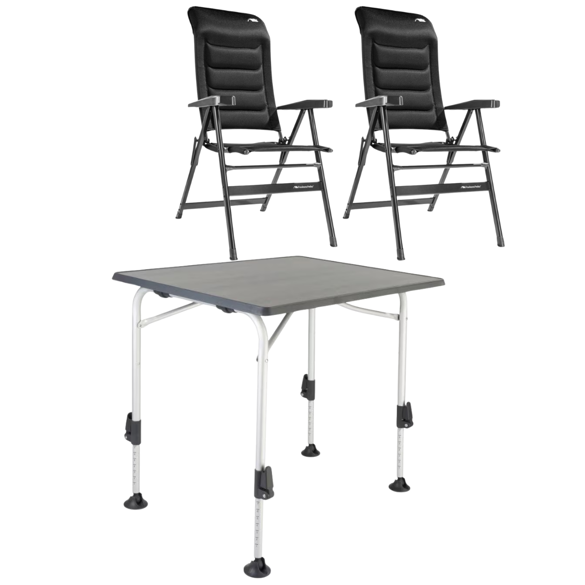 FF Kollektion Stuhl HighQ Basic Blackline 2er-Set & Tisch HighQ Blackline 80x60 cm FF Kollektion Stuhl HighQ Basic Blackline 2er-Set & Tisch HighQ Blackline 80x60 cm