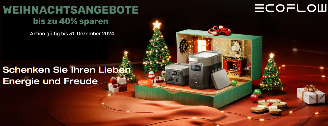 Weihnachtsangebote EcoFlow Banner_1300x500