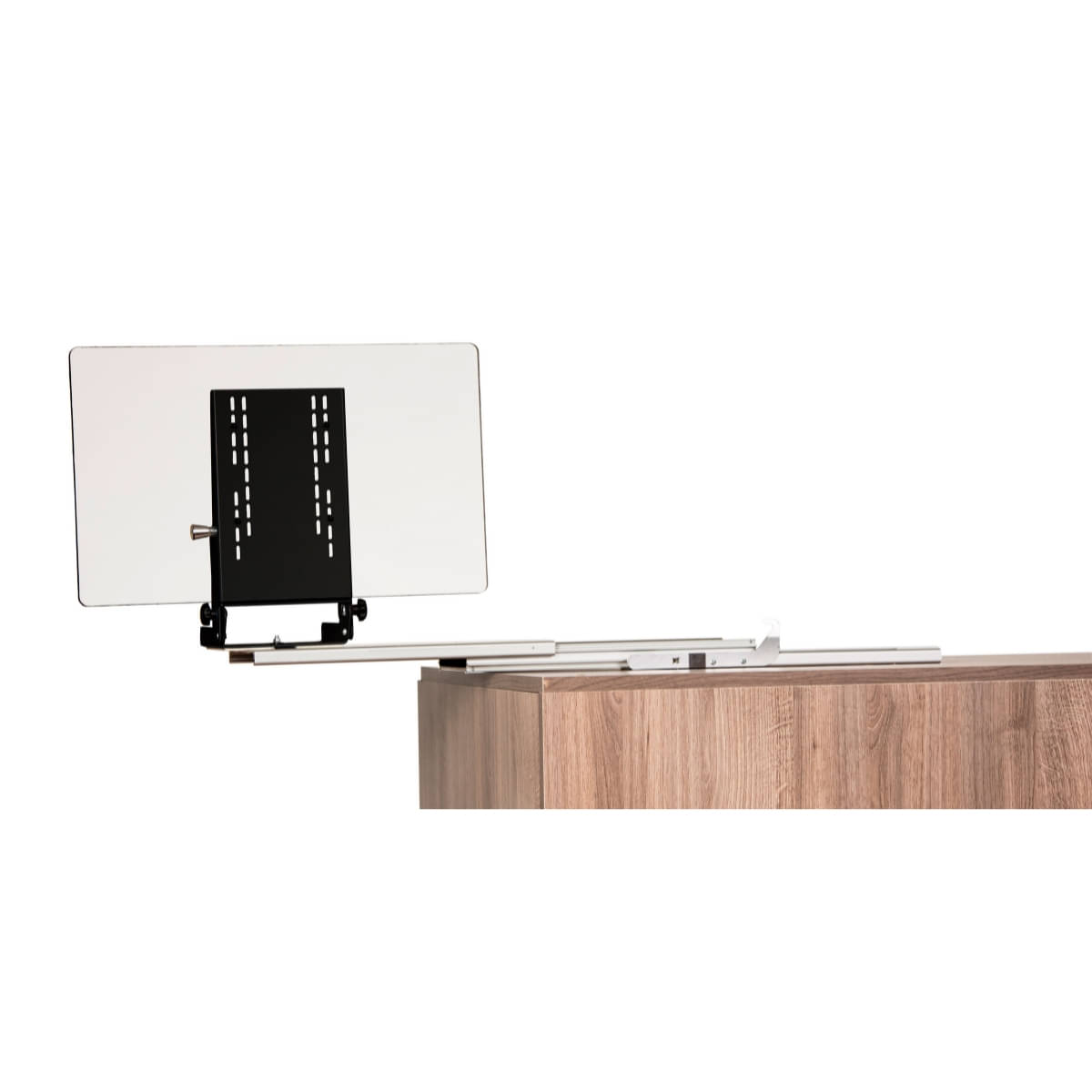 CARATEC Flex CFA100H TV-Halter Auszug fuer Fernsehschrank- silber- schwarz - CFA100H