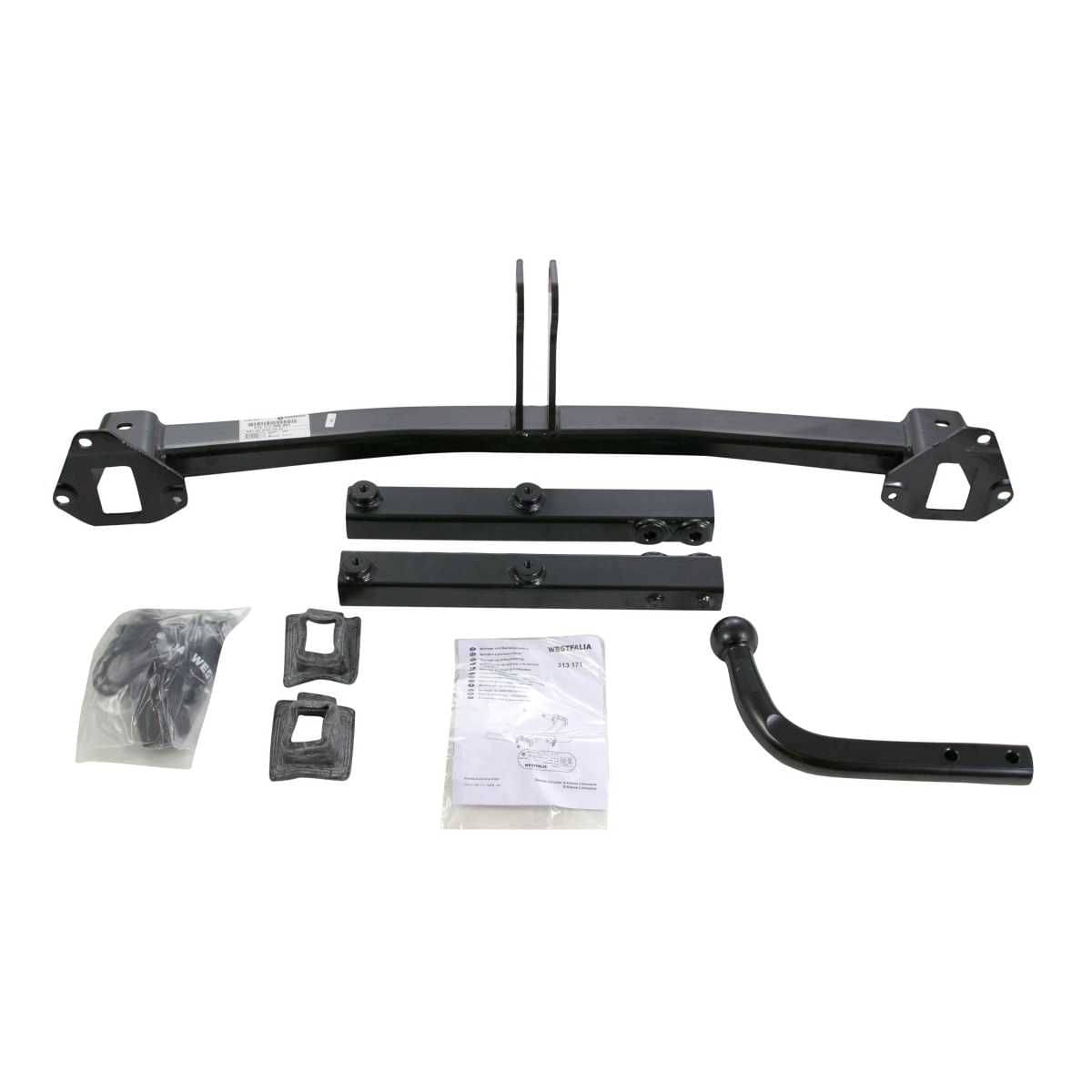 Westfalia Starre Anhaengerkupplung fuer Mercedes A-Klasse -W169- -BJ 09-2004-09-2012- Mercedes B-Klasse -W245- -BJ 06-2005-10-2011- - im Set mit 13-pol. fahrzeugspezifischem Elektrosatz - 313171900113