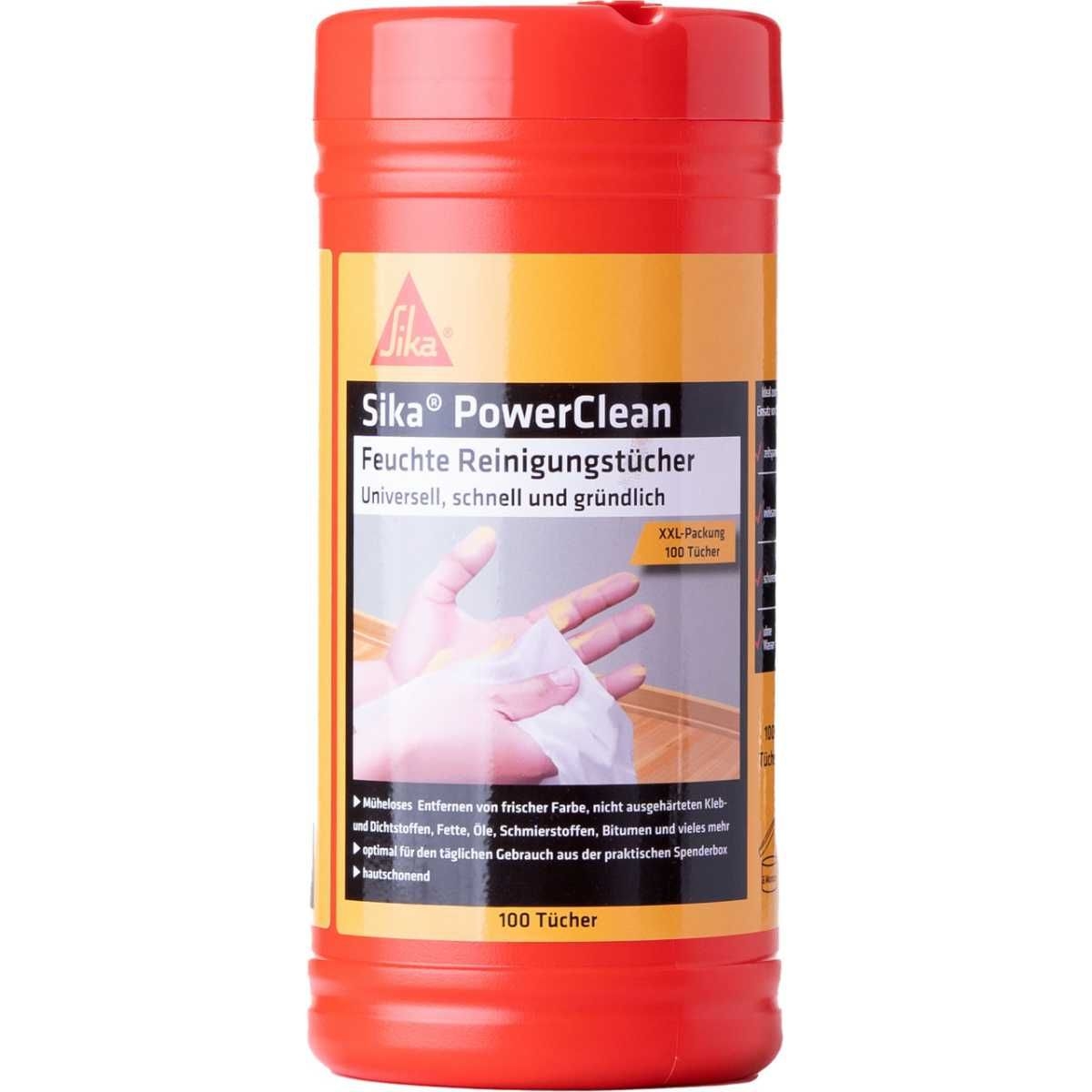 SIKA feuchte Reinigungstuecher Sika PowerClean Weiss 100 Stueck - 518404