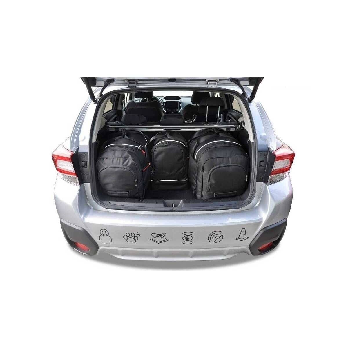 KJUST Kofferraum Taschen Set fuer SUBARU XV ab Bj. 2017 4er-Set - 7038023
