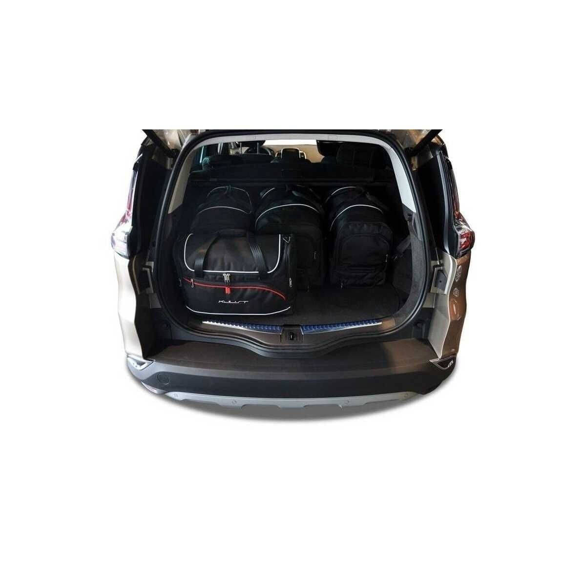 KJUST Kofferraum Taschen Set fuer RENAULT ESPACE Bj. 2014-2021 5er-Set - 7034031