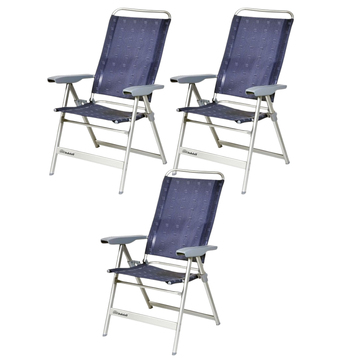 DUKDALF Stuhl Dynamic blau 3er-Set - 41-00-4611.4