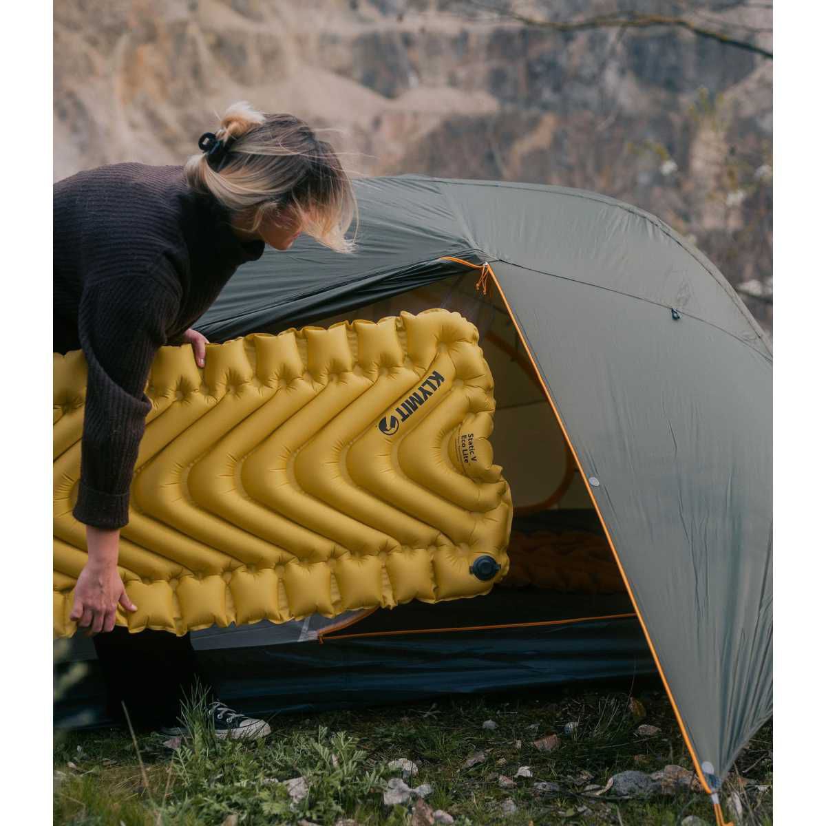 KLYMIT STATIC V Lite ECO Isomatte Bright Gold - 06SEGD02C