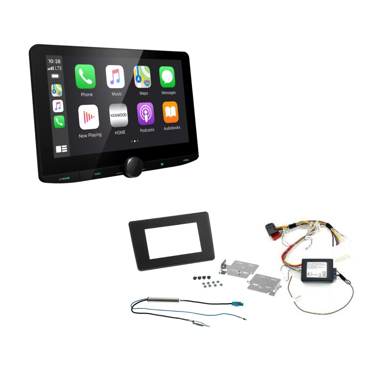 KENWOOD DMS9720XDS-CAMPER inkl- Installations-Kit mit LFB fuer Renault Master ab Bj. 2019