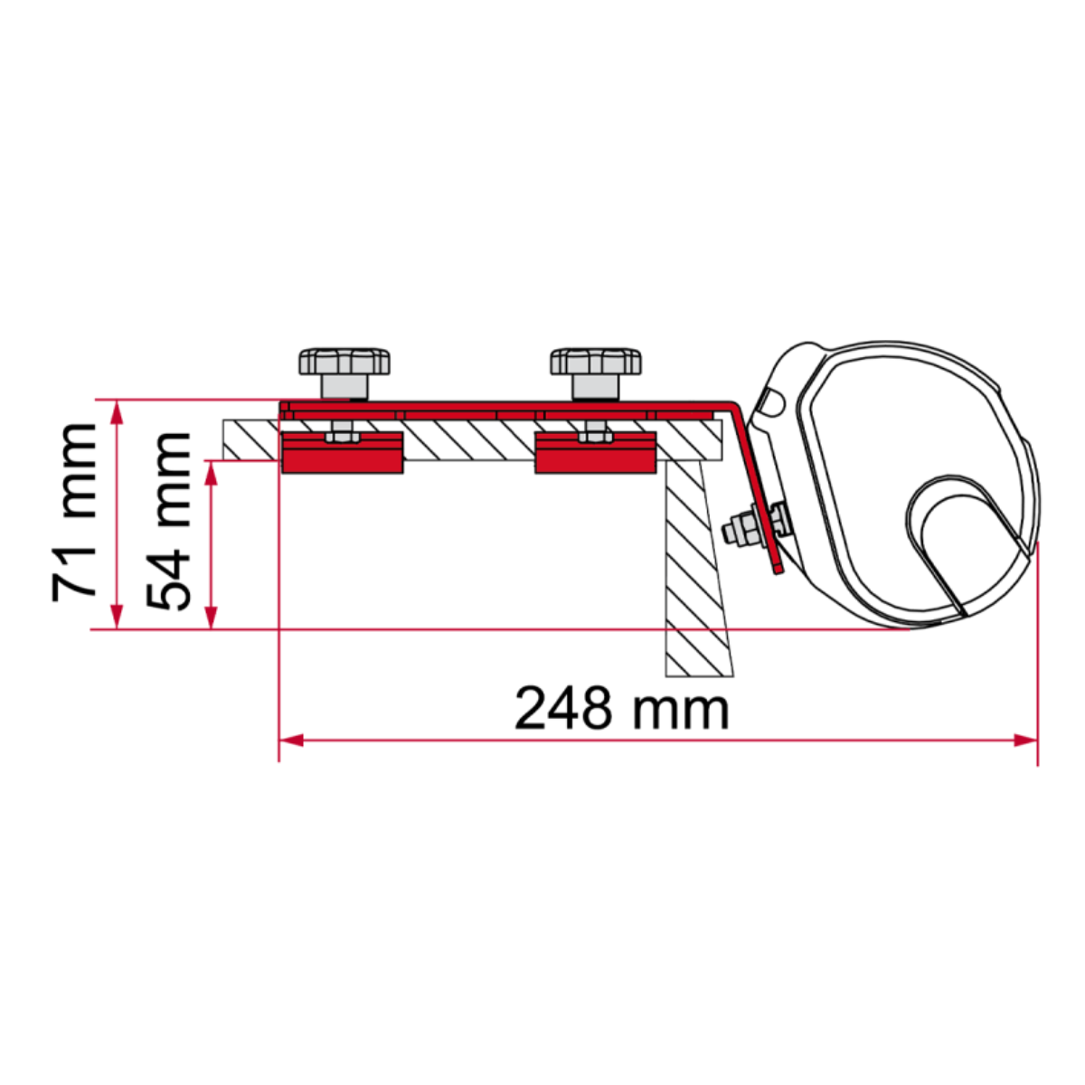 FIAMMA Adapter Kit Standard fuer Markise F35-F35 Pro - 98655R142