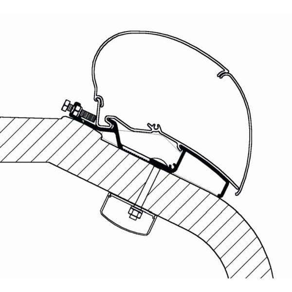 THULE Adapter LMC Liberty TEC 450 cm fuer Markise 6300 9200 307046
