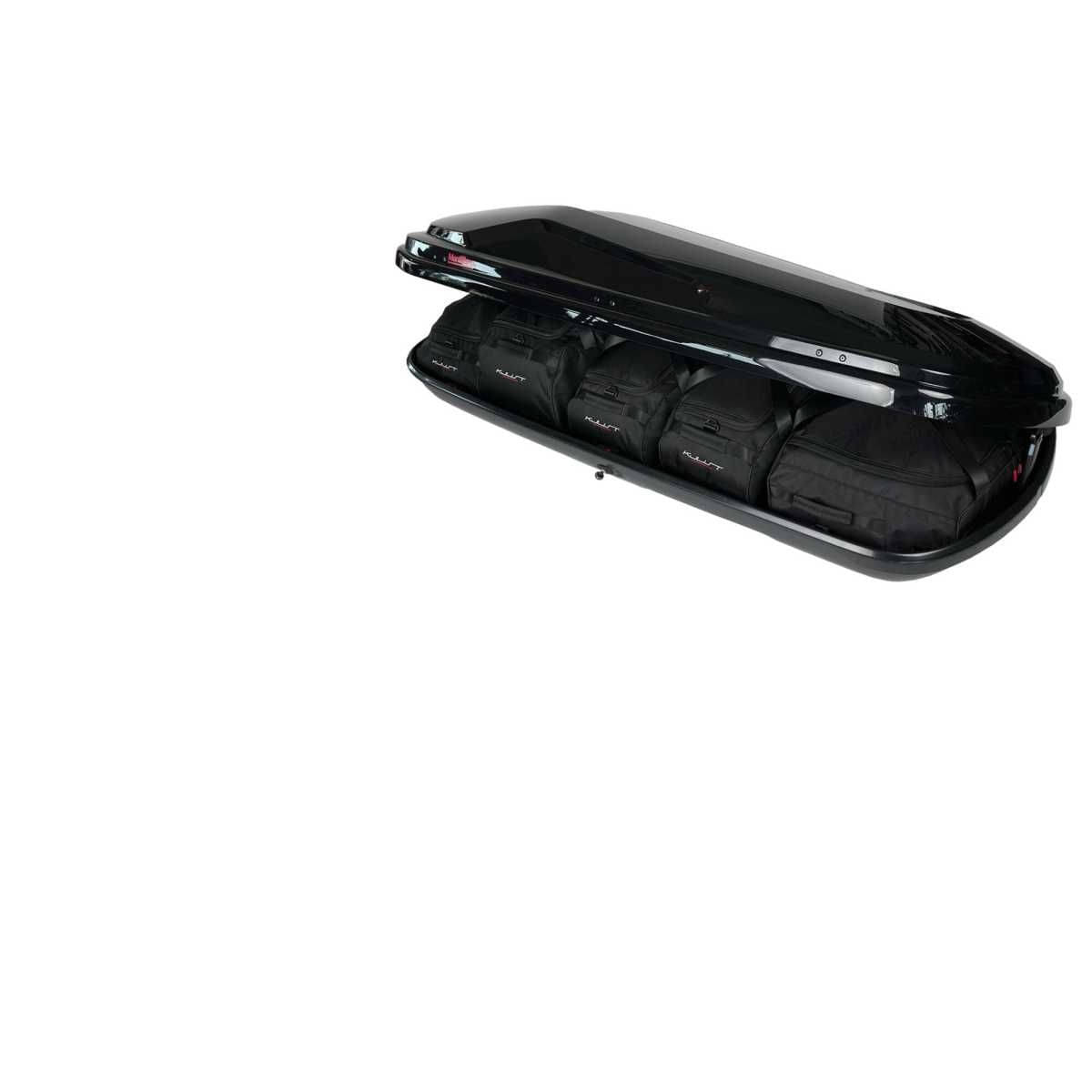KJUST Dachboxen Taschen Set fuer Dachbox MONTBLANC ALTITUDE 450 5er-Set - 13174
