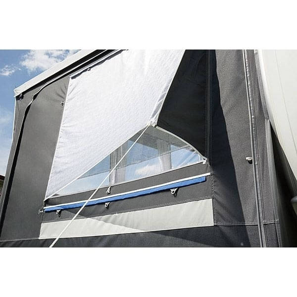 DWT Wohnwagen-Vorzelt POLO Gr. 15 Umlaufmass 971-1000 cm Tiefe 240 cm mit 28 mm Stahlgestaenge - 142055S28