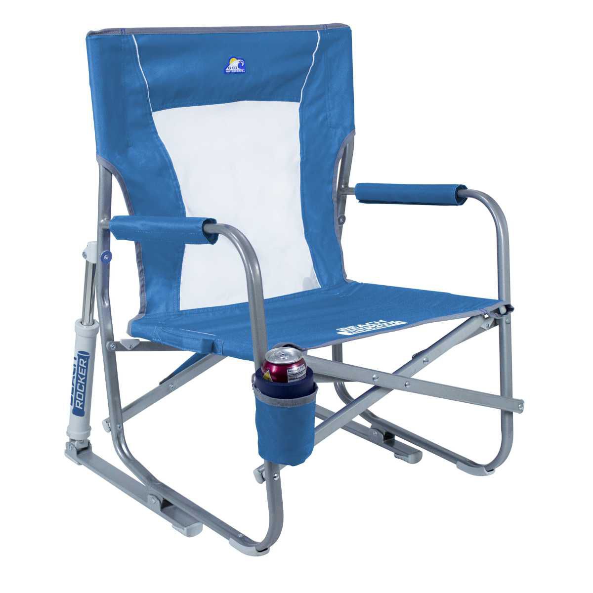 GCI faltbarer Schaukelstuhl Beach Rocker Saybrook Blue