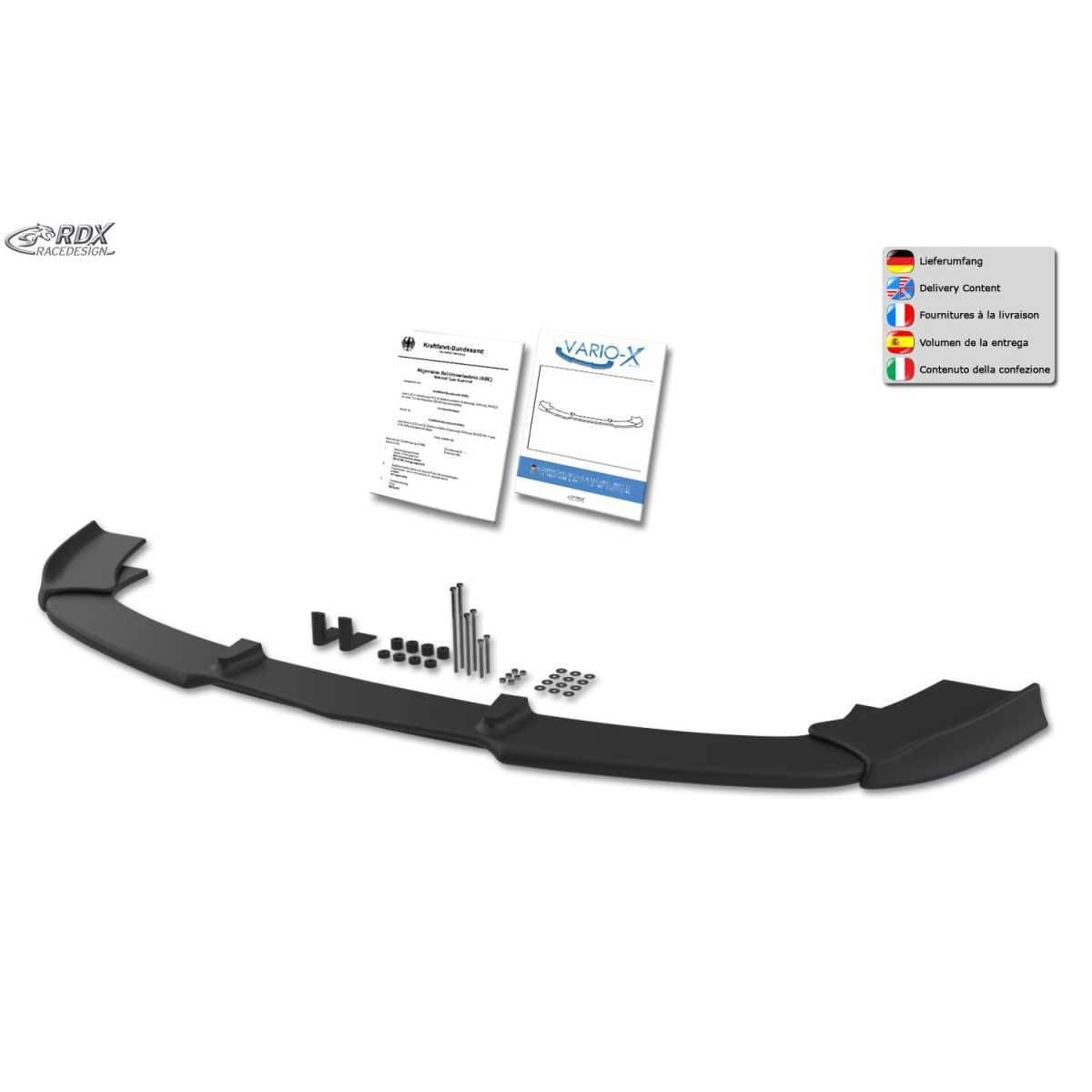 RDX Racedesign Frontspoiler Frontlippe VARIO-X fuer MB Vito W447 Bj. 2014-2019 - RDFAVX30729