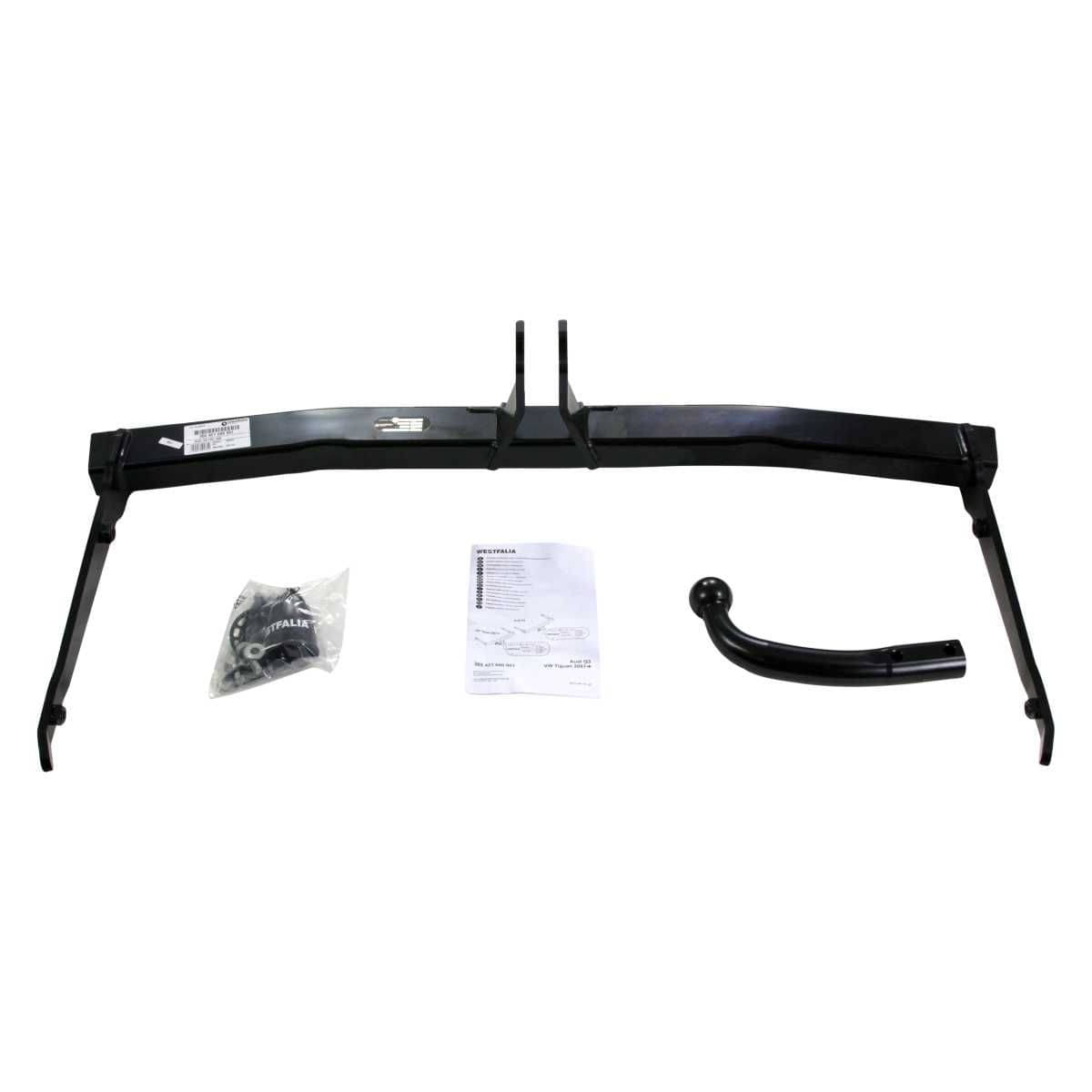 Westfalia Starre Anhaengerkupplung fuer VW Tiguan -BJ 11-2007-03-2016- - im Set mit 13-pol. fahrzeugspezifischem Elektrosatz - 321727900113