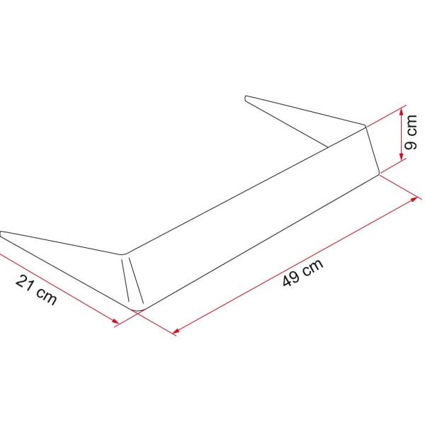 Spoiler FIAMMA 40 cm fuer Dachhaube