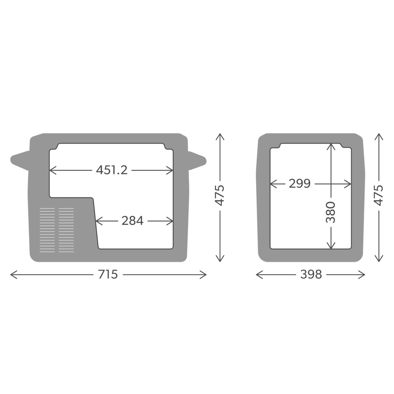 DOMETIC CoolFreeze CFF45 Kompressor Kuehlbox 12-24-230 V 44 L - 9600012977