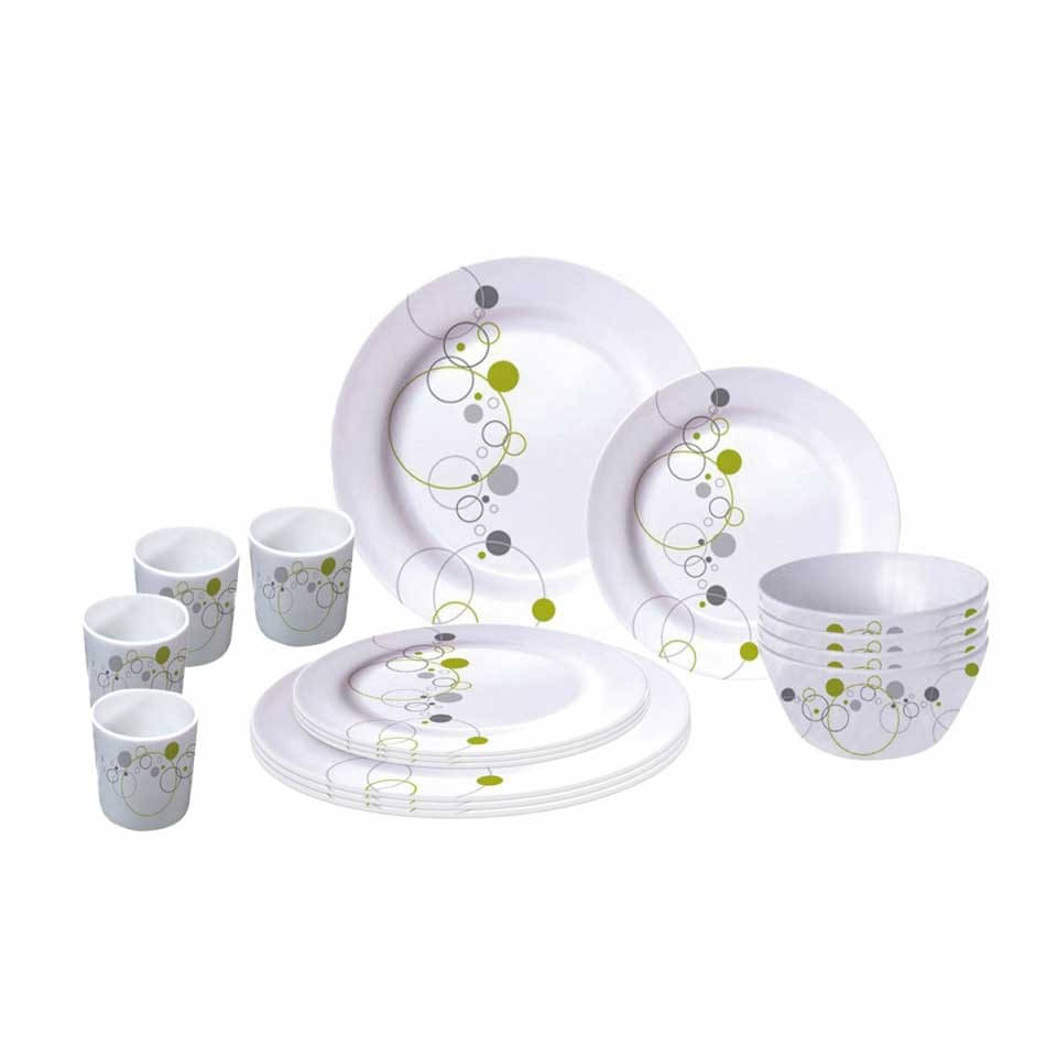 GIMEX Melaminset DROPS LIME 16 tlg