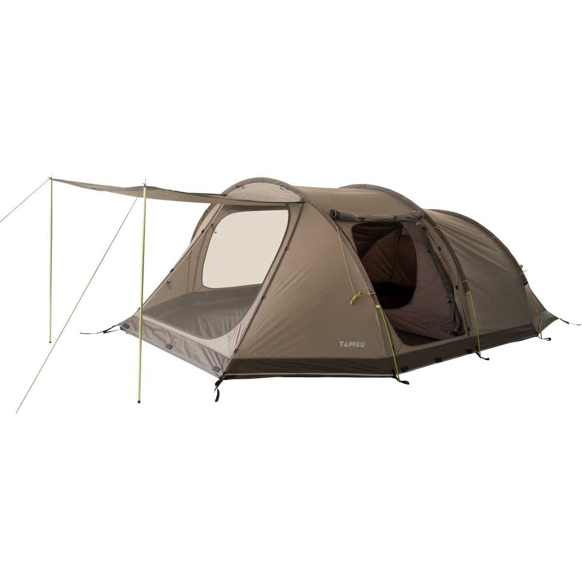 TAMBU DURDANTA Trekking Tunnelzelt Beige 4 Personen - 20210805