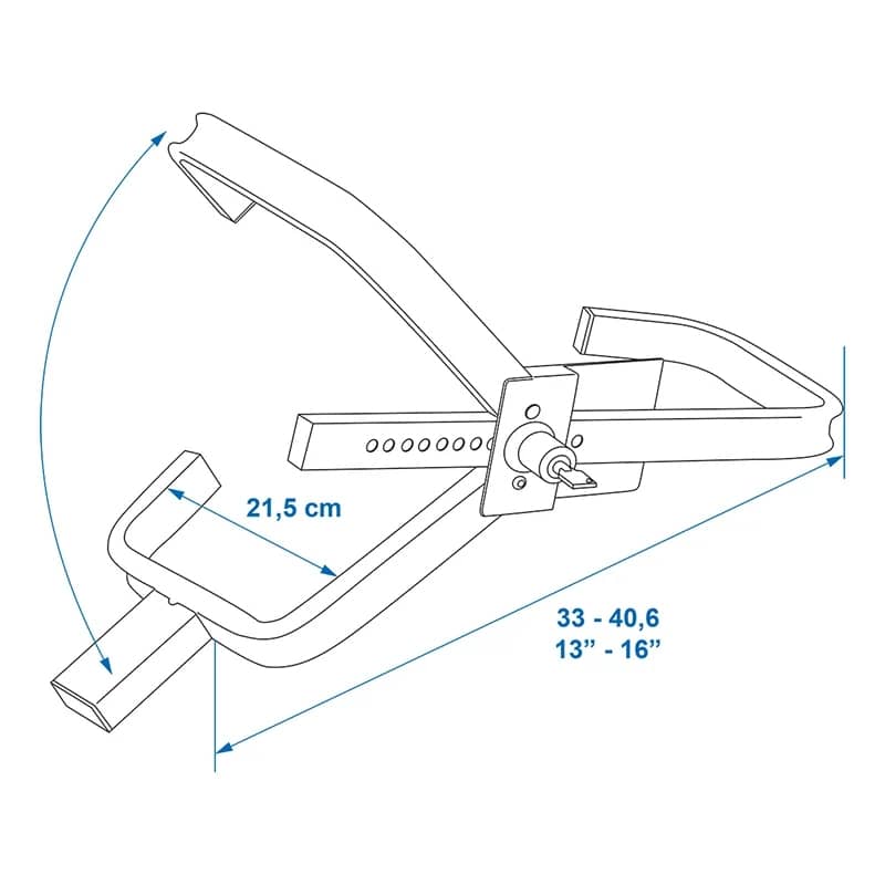 ProPlus Radkralle mit Sicherheitsschloss 13 - 16 Zoll - 360172