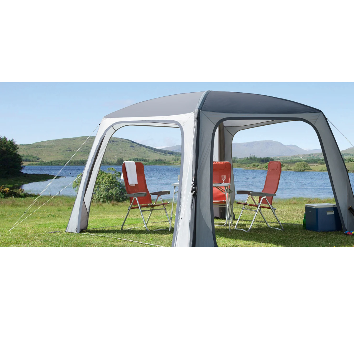 DWT aufblasbarer Pavillon RELAX AIR 350 x 350 cm - 1790010