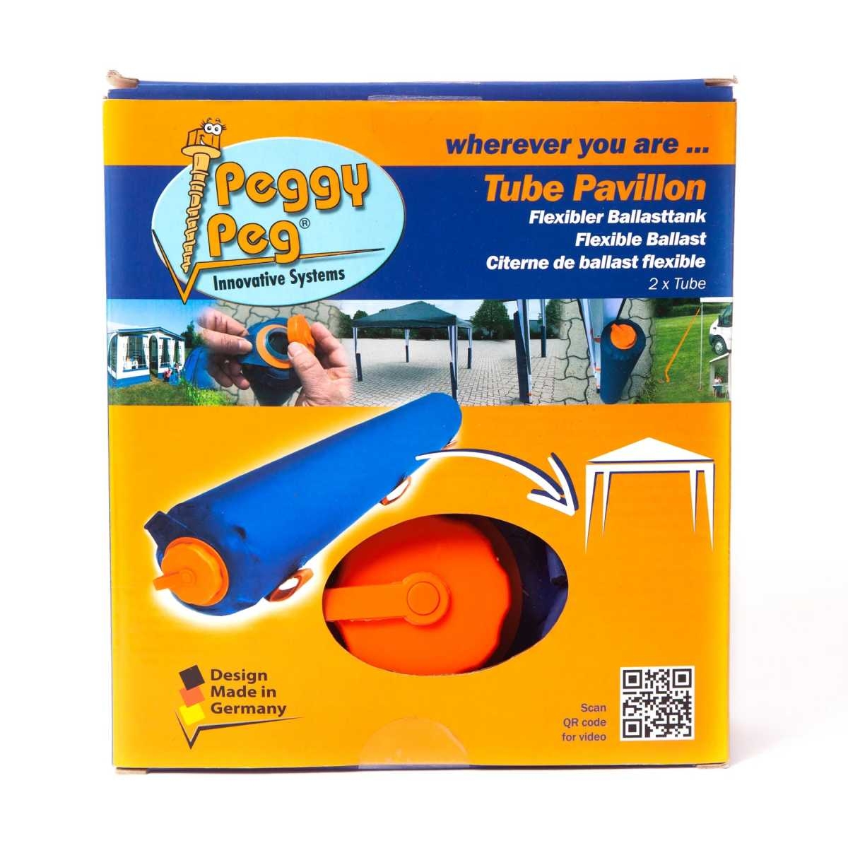 PEGGY PEG Fix-Go Tube Pavillon Flexibler Ballasttank 2er Set - PP26