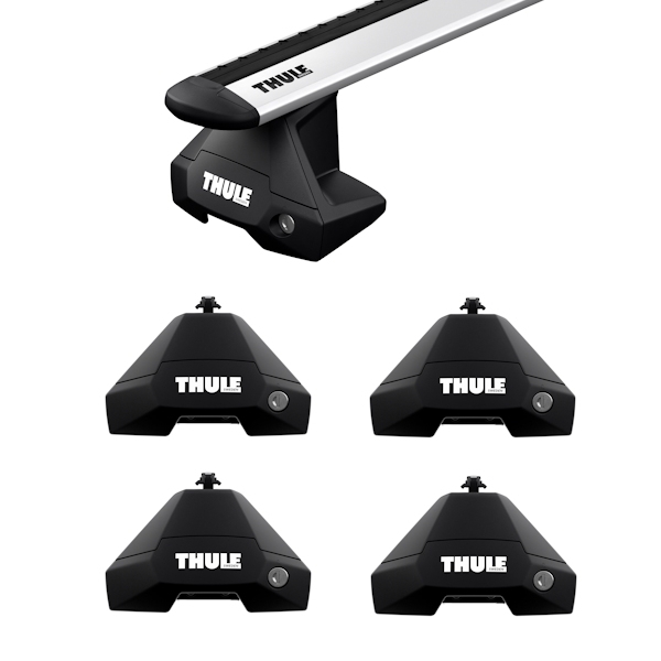 Thule Clamp Evo - 710500 - THULE 7105 Evo Clamp Fusssaetze fuer Dachtraeger Normaldach - B-WARE - 2. WAHL