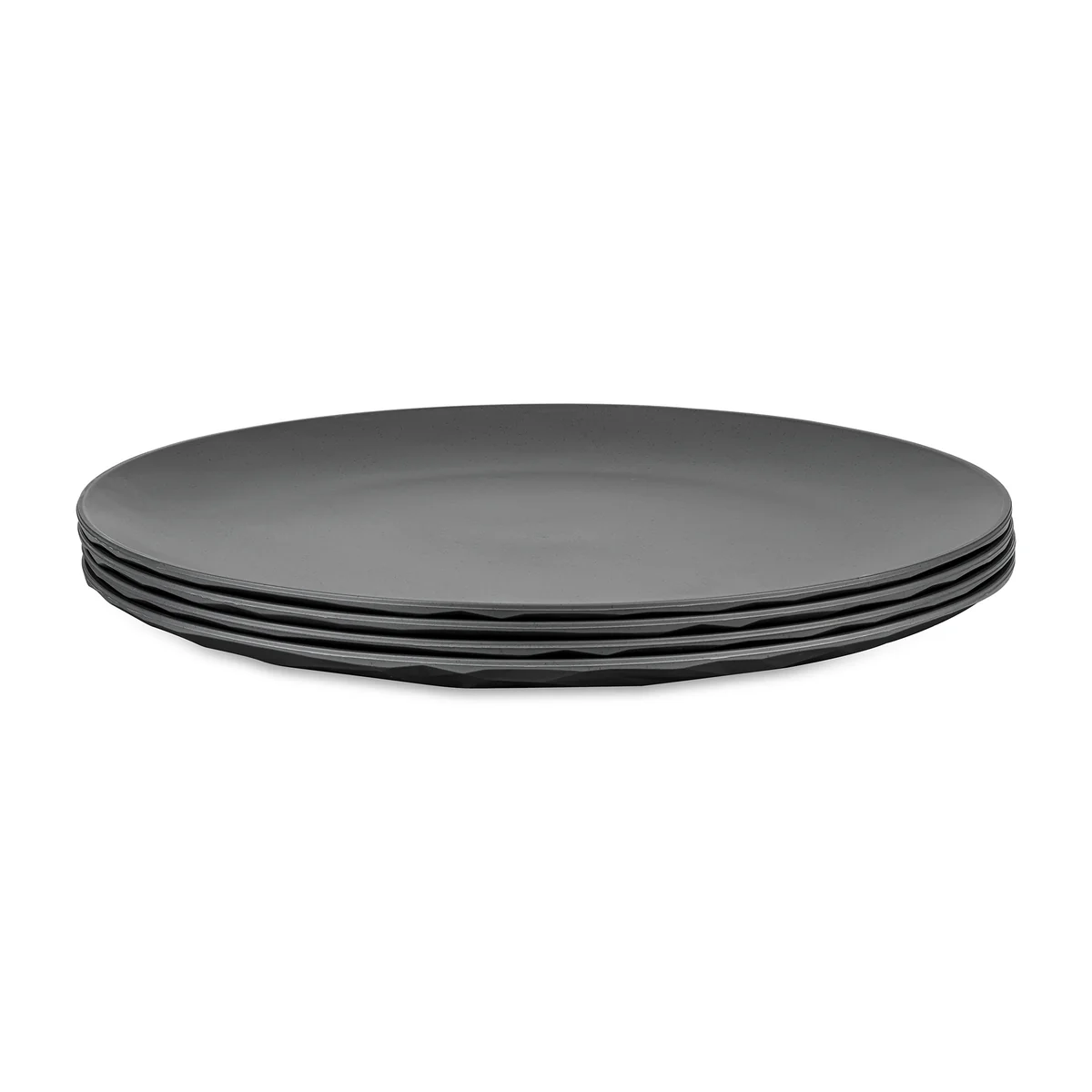 KOZIOL Essteller CLUB nature ash grey ø 26 cm 4er-Set - 8638701