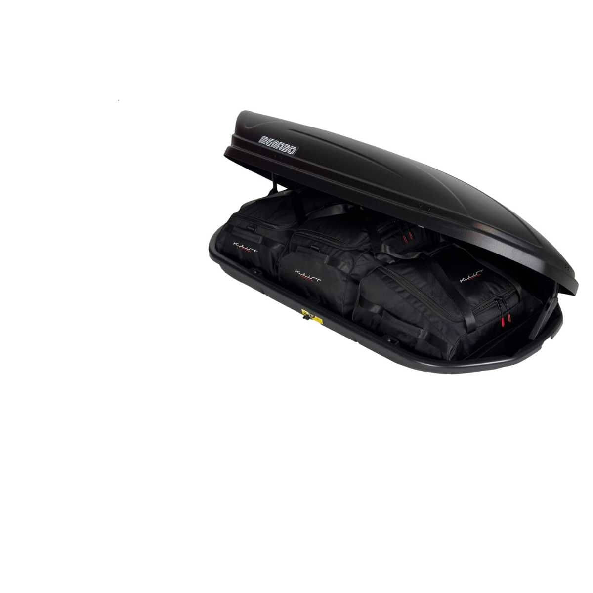 KJUST Dachboxen Taschen Set fuer Dachbox MENABO MARATHON 400 3er-Set - 13238
