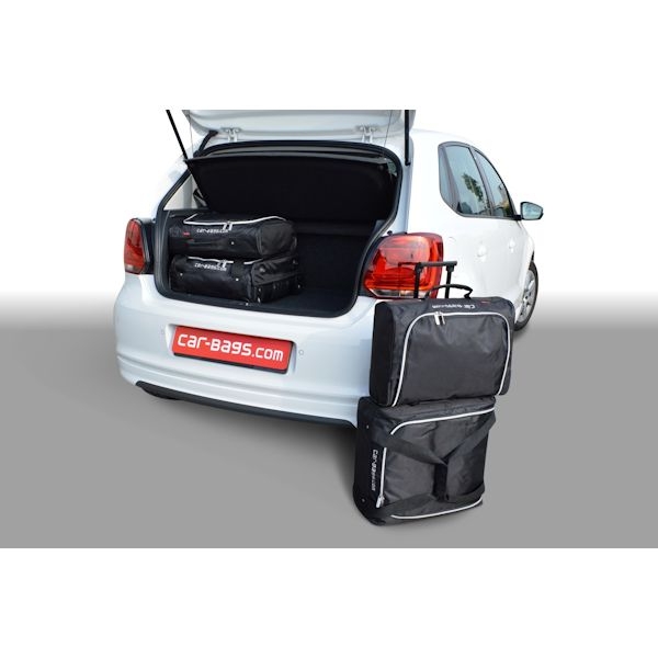 Car Bags V12501S VW Polo V -6R - 6C- Bj- 2009- Ladeboden Position oben - Reisetaschen Set -S- Auf Ihr Auto massgeschneidert- Das Original