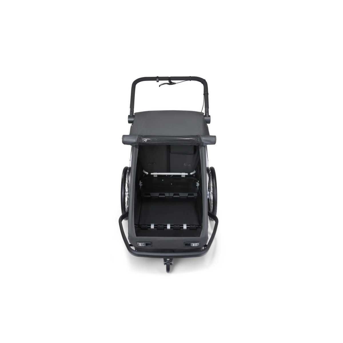 CROOZER Kinderfahrradanhaenger Kid Yuuna Moonlight Black - 121001124