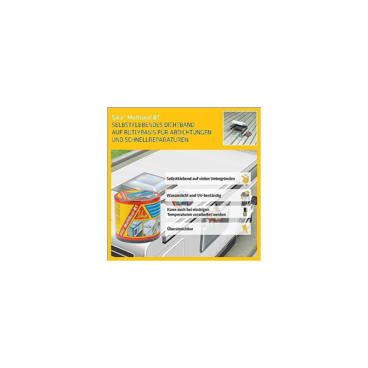 SIKA Notfallreperaturband Sika MultiSeal BT Grau 3 m x 100 mm - 428294