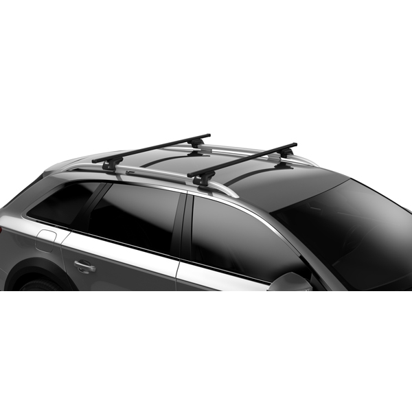 Thule SmartRack XT 118 cm - 730422 - THULE Smart Rack XT Dachtraeger Reling Relingtraeger Stahl Squarebar