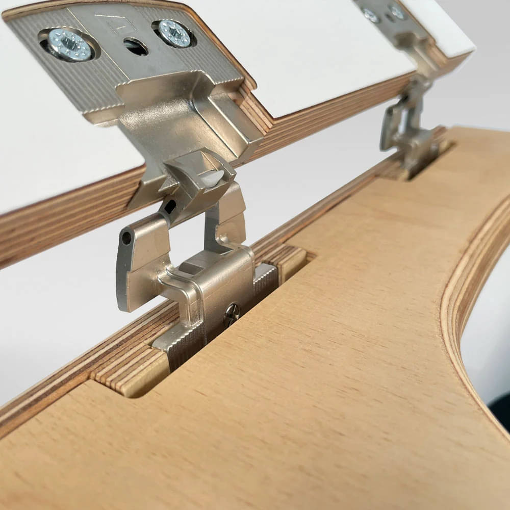 TRELINO Trenntoilette Timber Groesse M Weiss - T01-02601