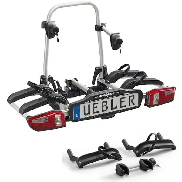Set UEBLER P22 S Fahrradtraeger 15800 mit 90° Abklappung 3 Raeder 2-1