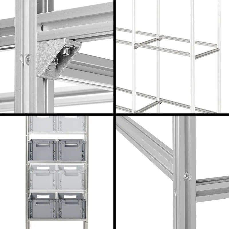 ProPlus Erweiterungspaket mit Traegern fuer Aufbewahrungssystem Wohnmobilgarage 230400AC02