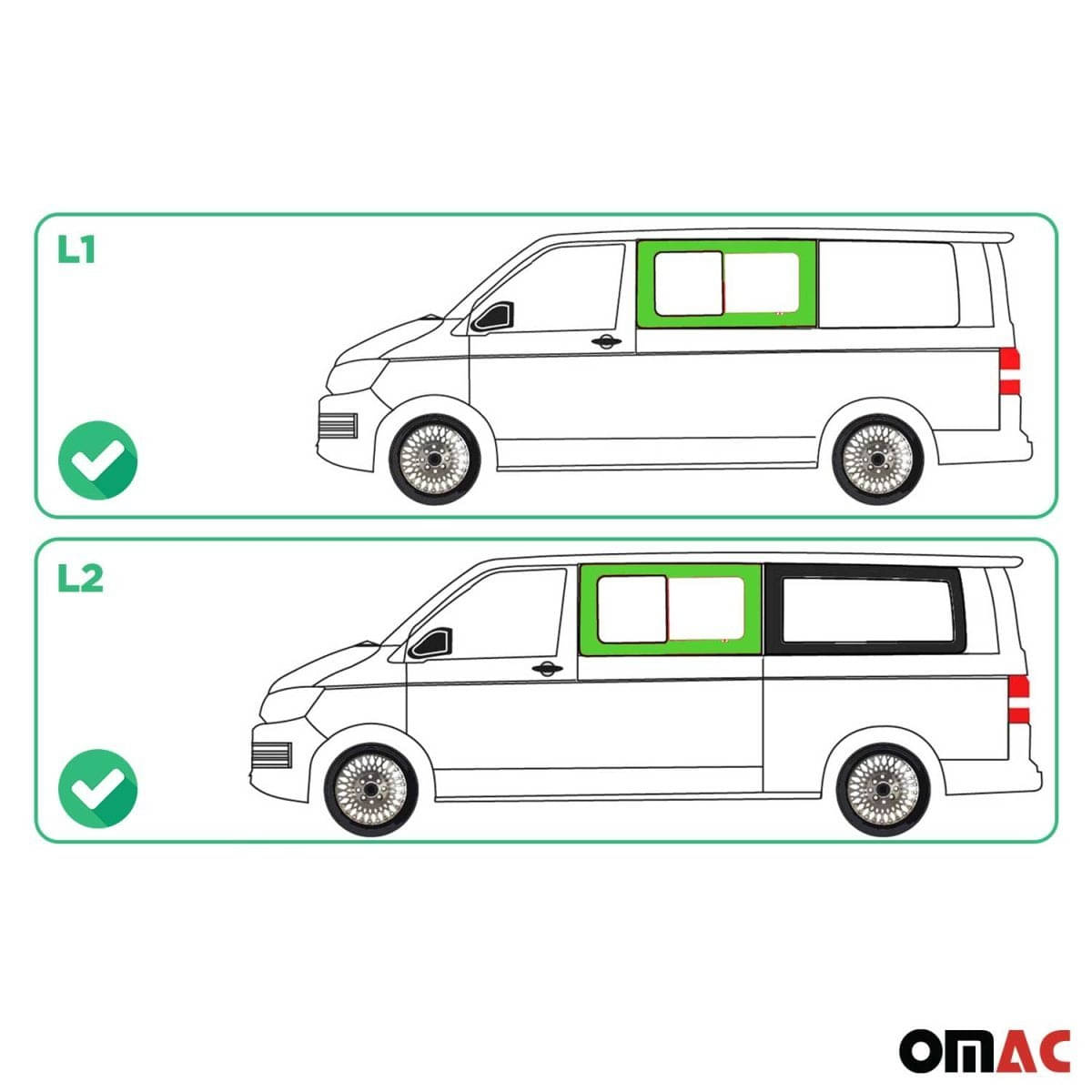 OMAC Seitenfenster Schiebefenster VW T5 L1/L2 Bj. 2003-2015 Vorne Links OMAC Seitenfenster Schiebefenster VW T5 L1-L2 Bj. 2003-2015 Vorne Links - 7522405-1FSSL