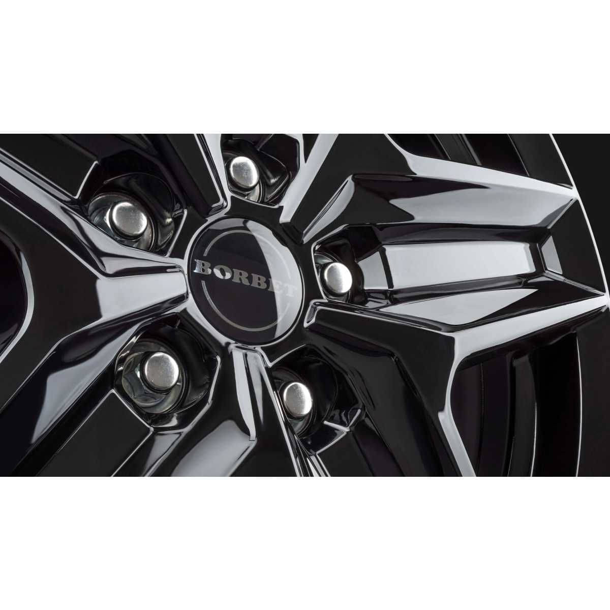 BORBET Alufelge CWZ black glossy 18 Zoll fuer VW T5-T6-T7 - VW Amarok - CWZ 75843120565-1BG