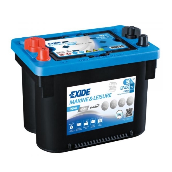 EXIDE Dual AGM EP 450 Batterie 