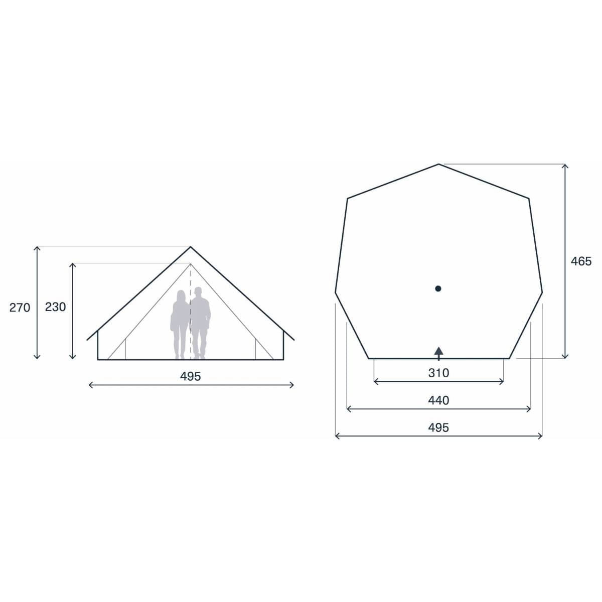 KAMPA Campingzelt Pineveil 02 - 9120002492