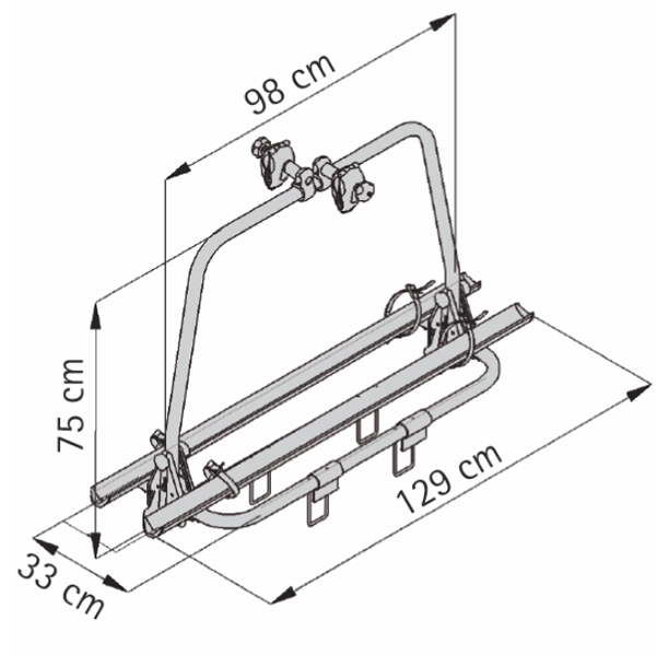 Fahrradtraeger UEBLER 11005 Deichseltraeger DT2