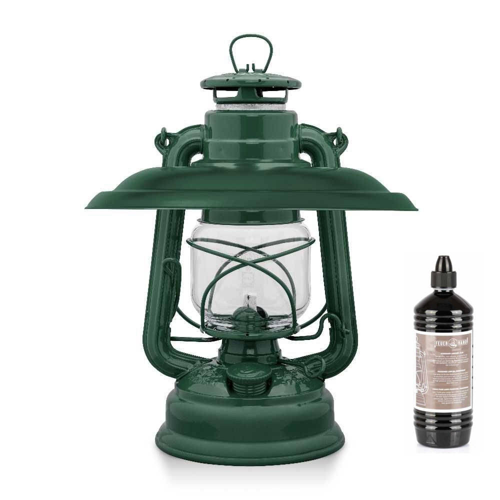 FEUERHAND Sturmlaterne 276 Moss Green Starter-Set 4.0