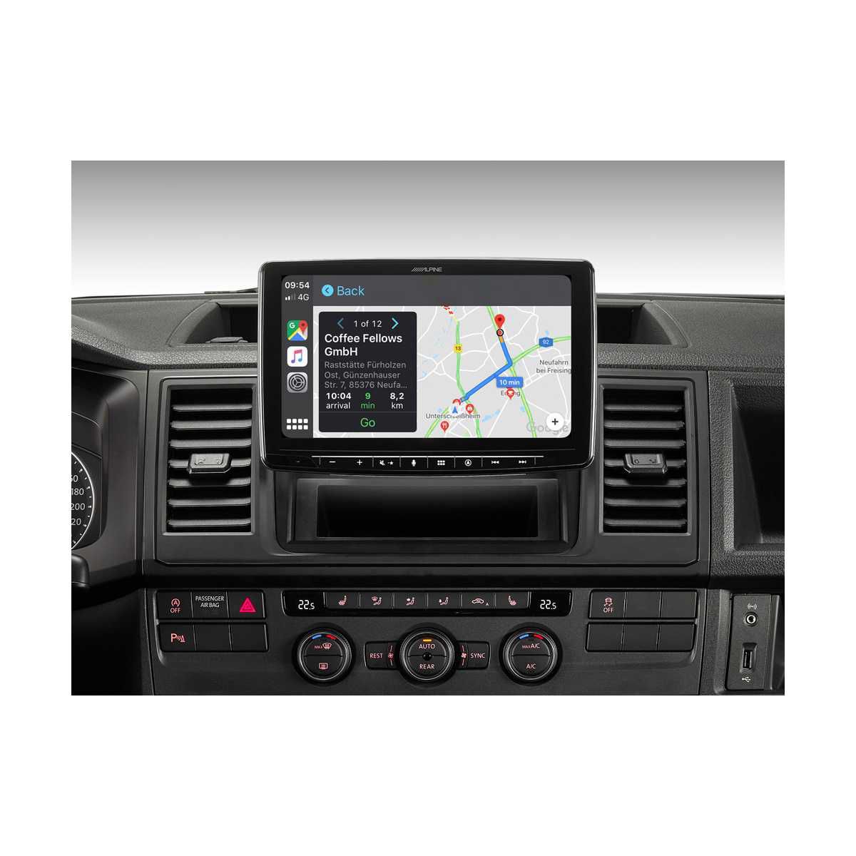 ALPINE 9- Premium Navigationssystem VW T6 INE-F904T6