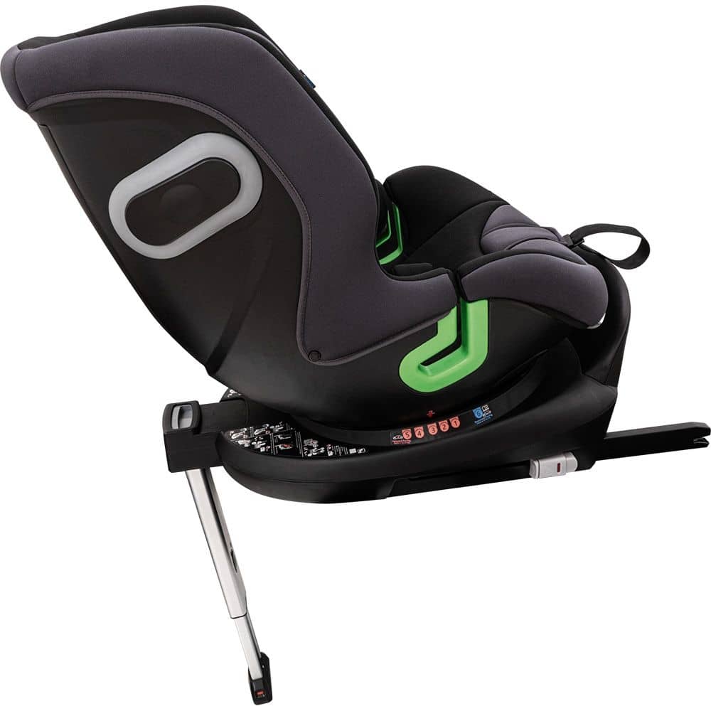 PETEX Kindersitz Babyschale mit Basisstation KING R129 Grau - 44442018