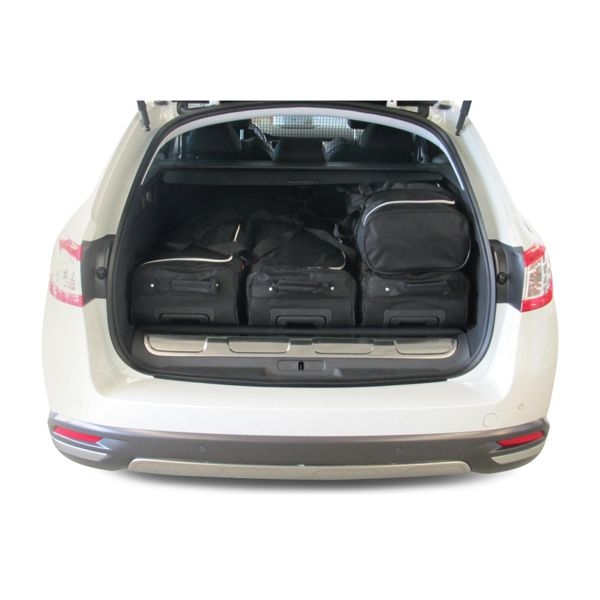 Car Bags P10801S Peugeot 508 RXH HYbrid 4 Bj 12- Reisetaschen Set- Auf Ihr Auto massgeschneidert- Das Original