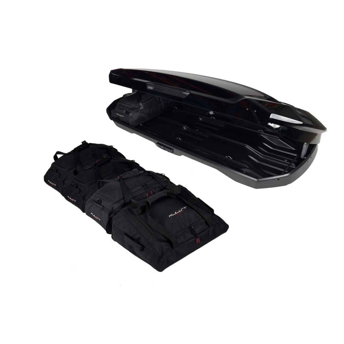 KJUST Dachboxen Taschen Set fuer Dachbox THULE MOTION 3 XXL LOW 5er-Set - 13239